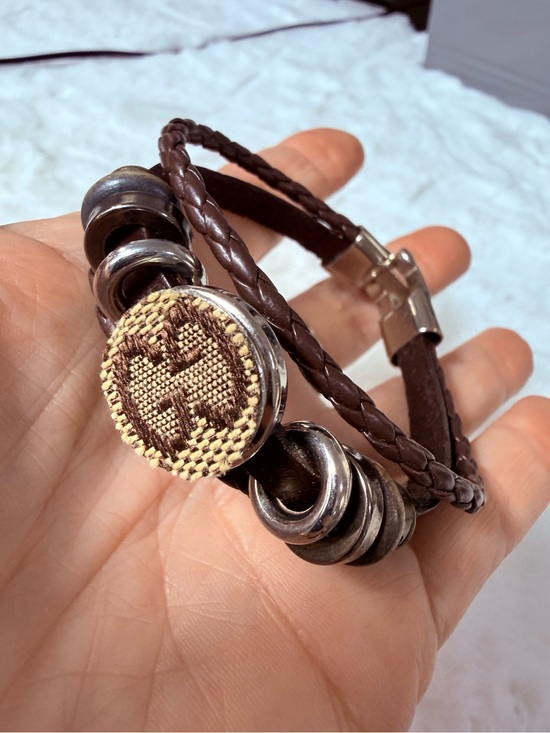 Gucci Jewelry - Gucci upcycled leather bracelet